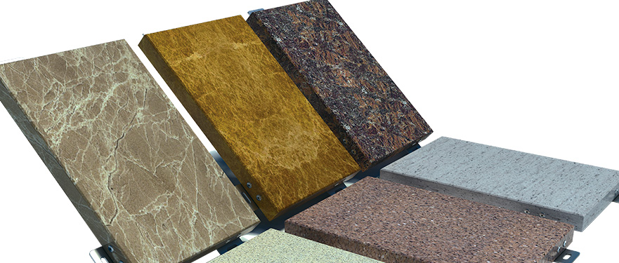 仿石铝單(dan)板